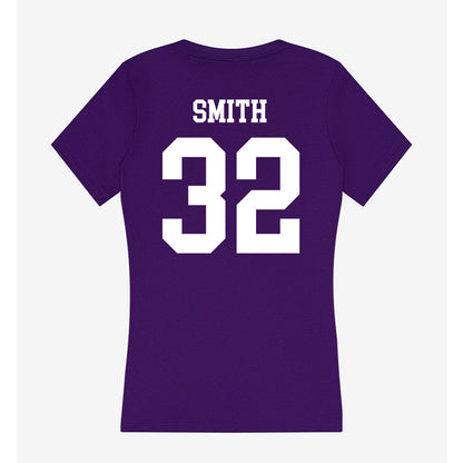 North Alabama - NCAA Women's Soccer : Cecilia Smith - Women's V-Neck T-Shirt-1
