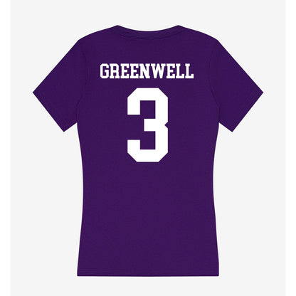 North Alabama - NCAA Women's Volleyball : Ally Greenwell - Women's V-Neck T-Shirt-1