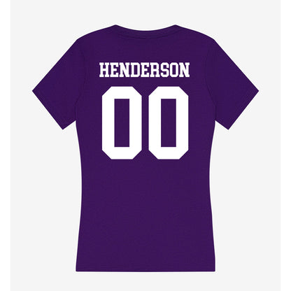North Alabama - NCAA Football : Magnum Henderson - Women's V-Neck T-Shirt-1