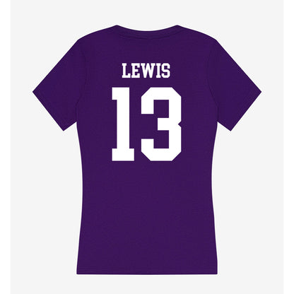 North Alabama - NCAA Baseball : Kyle Lewis - Women's V-Neck T-Shirt-1