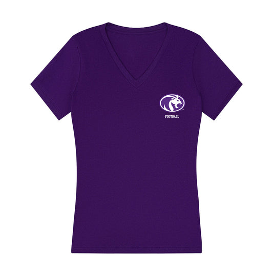 North Alabama - NCAA Football : Azariah Fletcher - Women's V-Neck T-Shirt-0