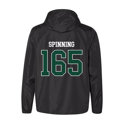 Ohio - NCAA Wrestling : Charles Spinning - Classic Shersey Windbreaker-1
