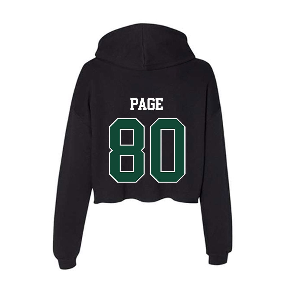 Ohio - NCAA Football : Kaden Page - Classic Shersey Women's Crop Fleece Hoodie-1