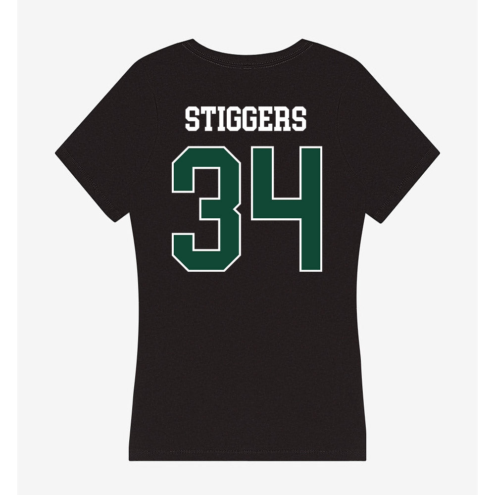Ohio - NCAA Football : Troy Stiggers - Classic Shersey Women's V-Neck T-Shirt-1