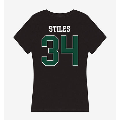 Ohio - NCAA Football : Lukas Stiles - Classic Shersey Women's V-Neck T-Shirt-1