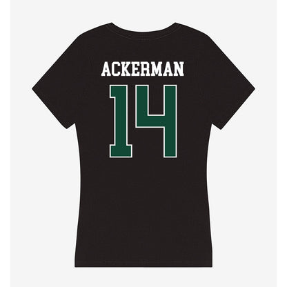 Ohio - NCAA Football : Ike Ackerman - Classic Shersey Women's V-Neck T-Shirt-1