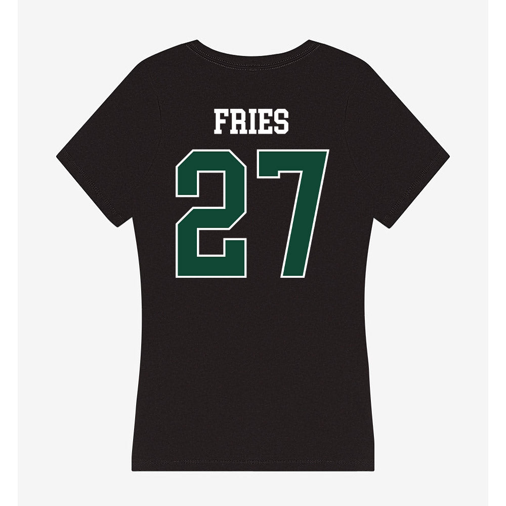 Ohio - NCAA Football : Jack Fries - Classic Shersey Women's V-Neck T-Shirt-1