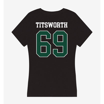 Ohio - NCAA Football Legends : Parker Titsworth - Classic Shersey Women's V-Neck T-Shirt-1