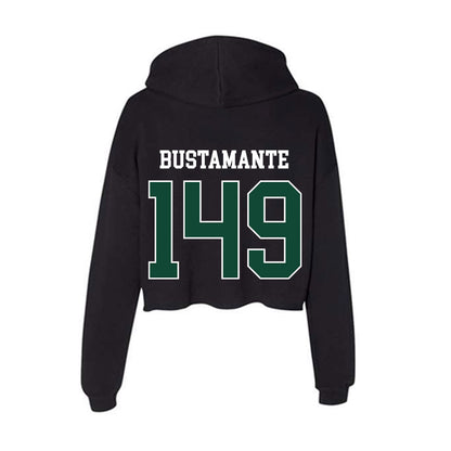Ohio - NCAA Wrestling : Sam Bustamante - Classic Shersey Women's Crop Fleece Hoodie-1