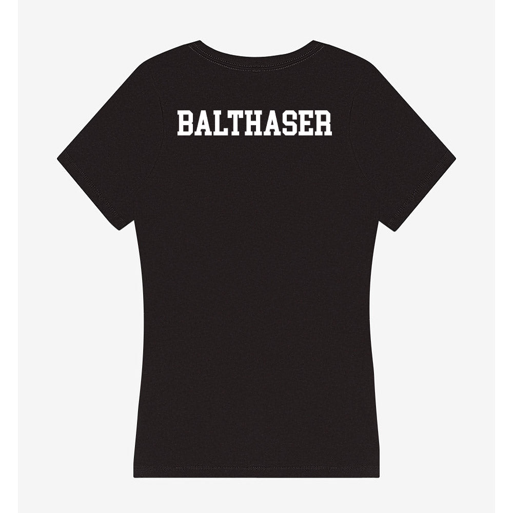 Ohio - NCAA Women's Swimming & Diving : Stephanie Balthaser - Classic Shersey Women's V-Neck T-Shirt-1