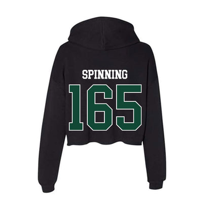 Ohio - NCAA Wrestling : Charles Spinning - Classic Shersey Women's Crop Fleece Hoodie-1