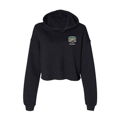 Ohio - NCAA Women's Volleyball : Emily Waddell - Classic Shersey Women's Crop Fleece Hooded Sweatshirt-0