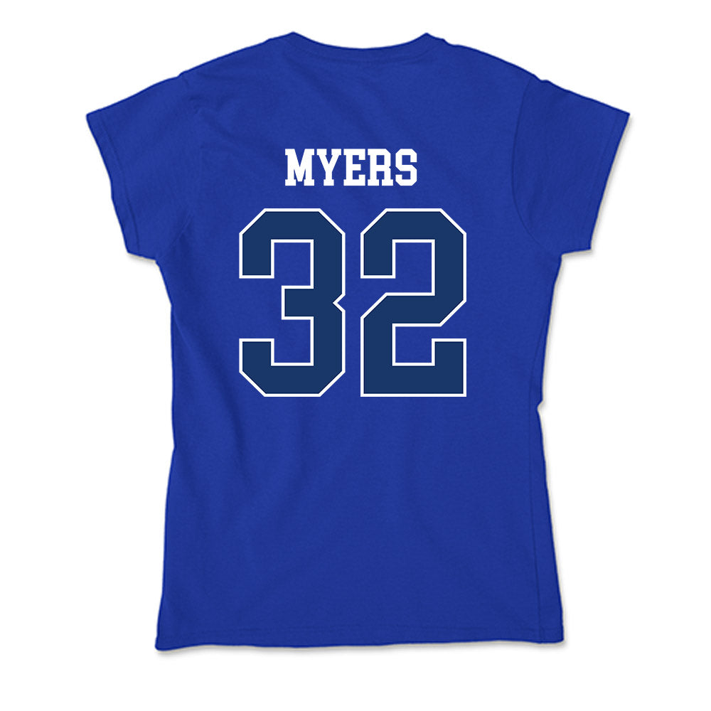 Drake - NCAA Women's Basketball : Allie Myers - Soft Style Women’s T-Shirt-2