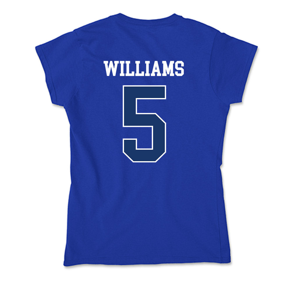 Drake - NCAA Football : Tommy Williams - Soft Style Women’s T-Shirt-3