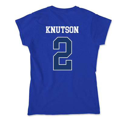 Drake - NCAA Women's Basketball : Grace Knutson - Soft Style Women’s T-Shirt-1