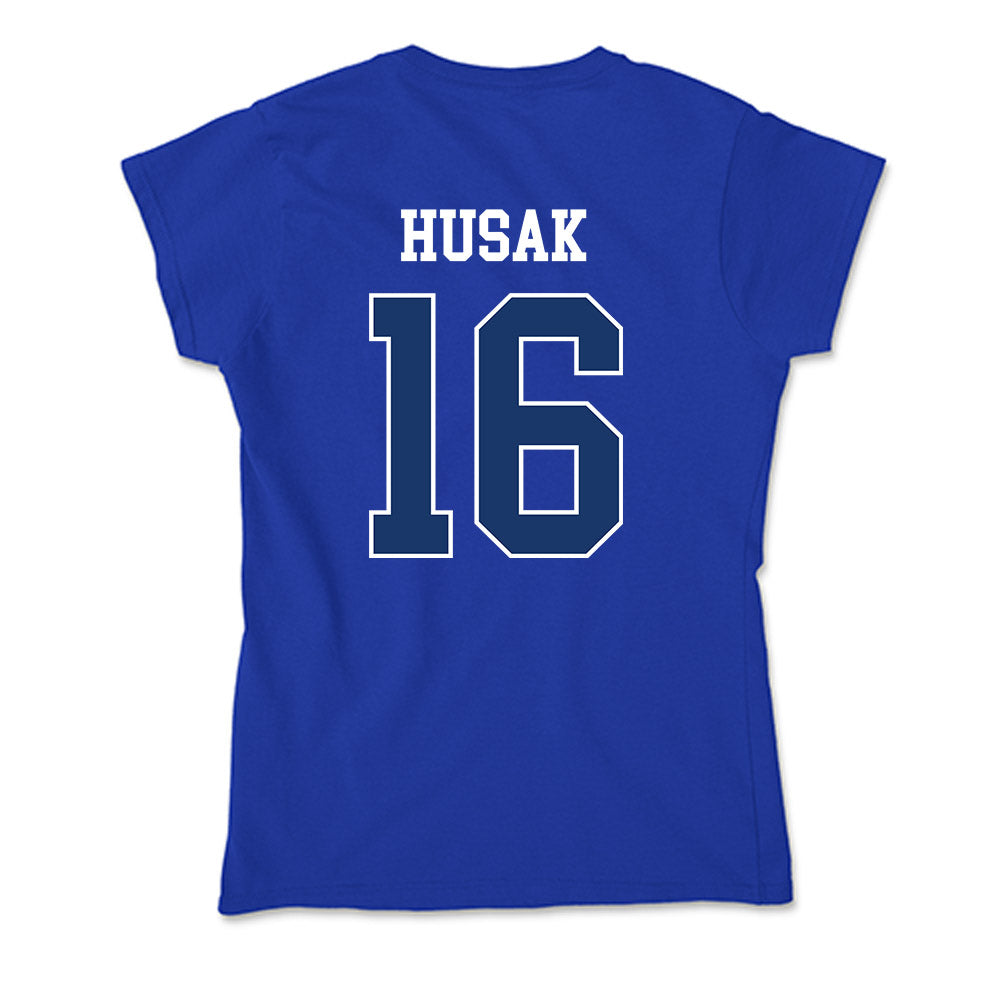 Drake - NCAA Softball : Ava Husak - Soft Style Women’s T-Shirt-3