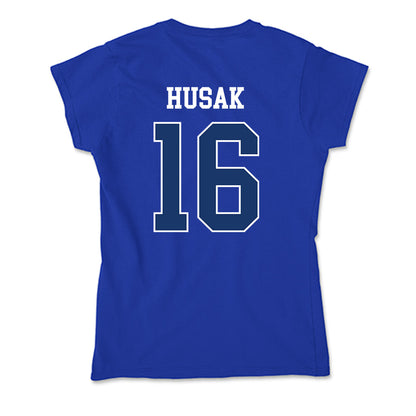 Drake - NCAA Softball : Ava Husak - Soft Style Women’s T-Shirt-3