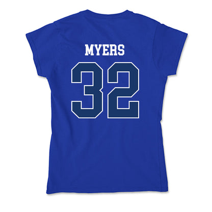 Drake - NCAA Women's Basketball : Allie Myers - Soft Style Women’s T-Shirt-3