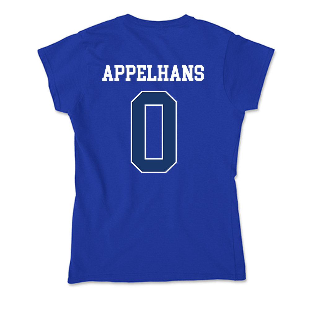 Drake - NCAA Men's Basketball : Braden Appelhans - Soft Style Women’s T-Shirt-3