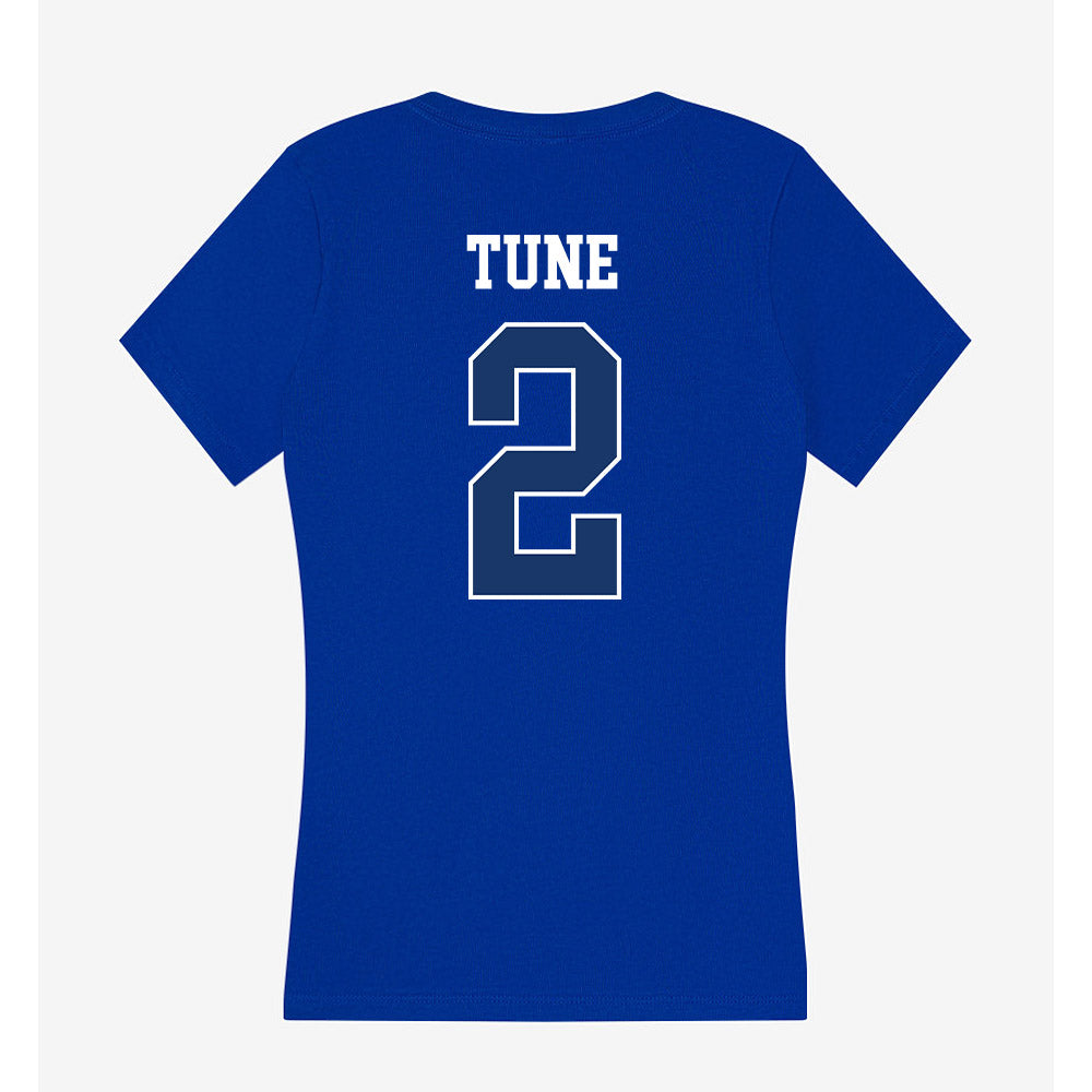 Drake - NCAA Football : Parker Tune - Women's V-Neck T-Shirt-1