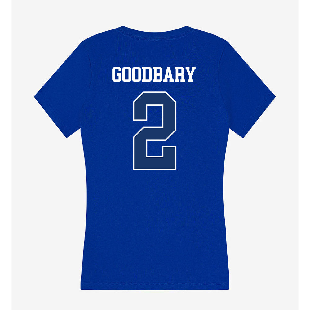 Drake - NCAA Men's Basketball : Griffen Goodbary - Women's V-Neck T-Shirt-1