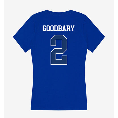 Drake - NCAA Men's Basketball : Griffen Goodbary - Women's V-Neck T-Shirt-1