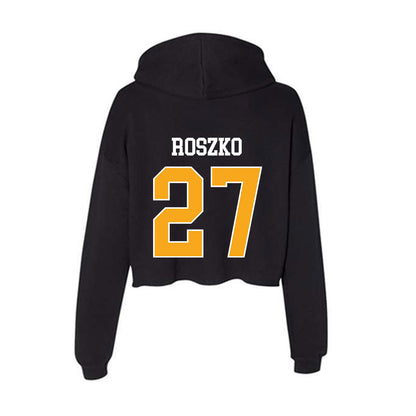 VCU - NCAA Baseball : Anthony Roszko - Women's Crop Fleece Hoodie-1