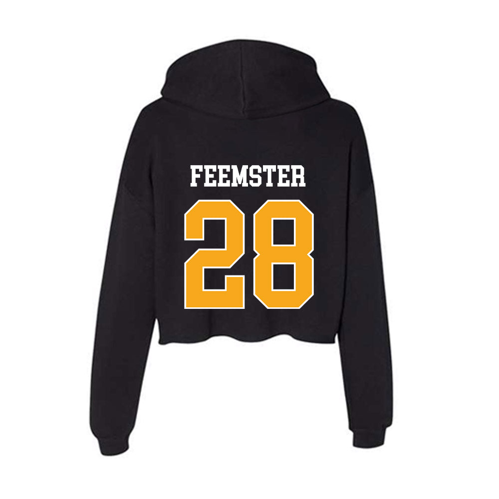 VCU - NCAA Women's Lacrosse : Ryn Feemster - Women's Crop Fleece Hoodie-1