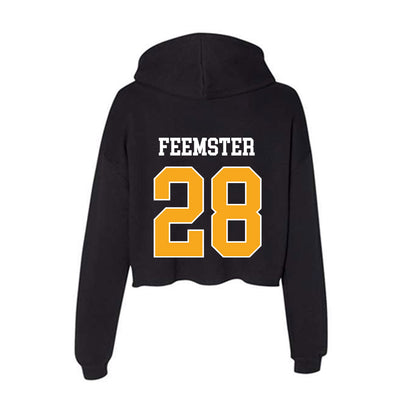 VCU - NCAA Women's Lacrosse : Ryn Feemster - Women's Crop Fleece Hoodie-1