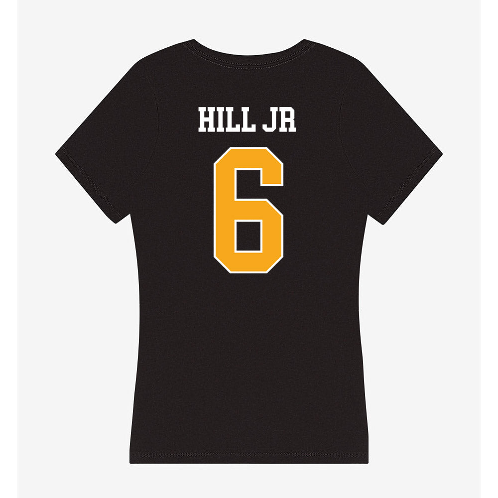 VCU - NCAA Men's Basketball : Terrence Hill Jr - Women's V-Neck T-Shirt-1