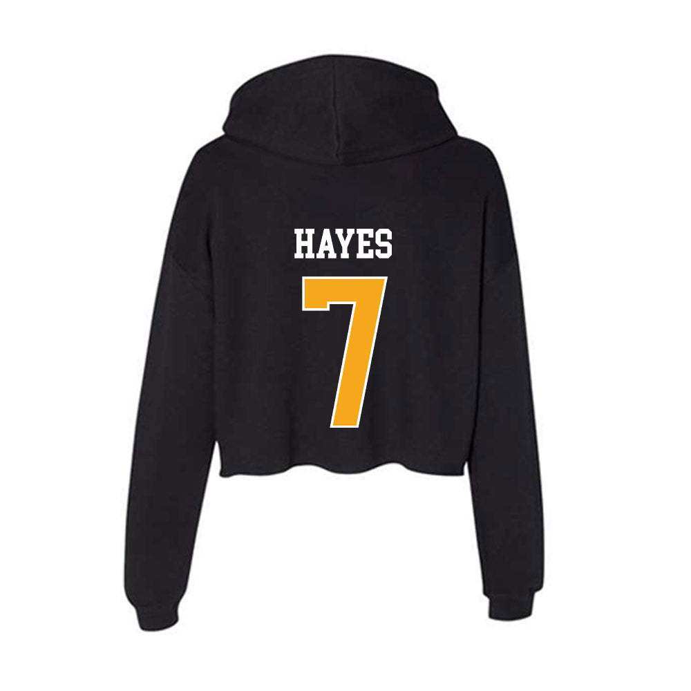 VCU - NCAA Men's Soccer : Nikita Hayes - Women's Crop Fleece Hooded Sweatshirt-1
