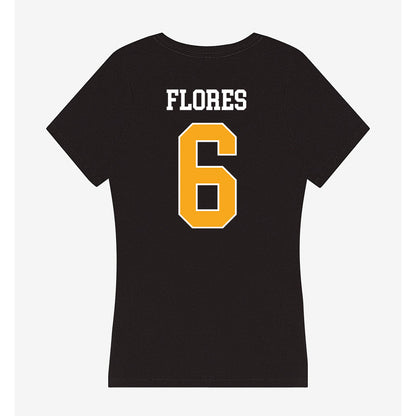 VCU - NCAA Baseball : Nick Flores - Women's V-Neck T-Shirt-1