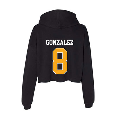 VCU - NCAA Women's Soccer : Luciana Gonzalez - Women's Crop Fleece Hooded Sweatshirt-1