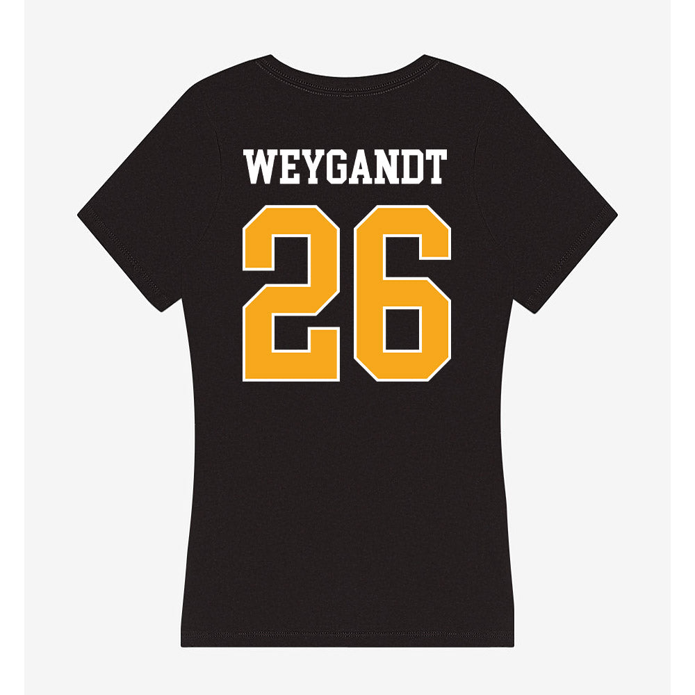 VCU - NCAA Baseball : Cooper Weygandt - Women's V-Neck T-Shirt-1