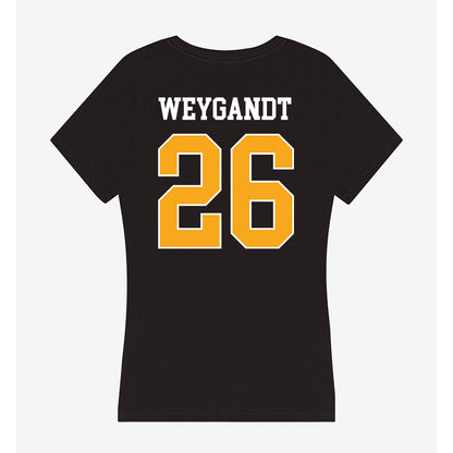 VCU - NCAA Baseball : Cooper Weygandt - Women's V-Neck T-Shirt-1