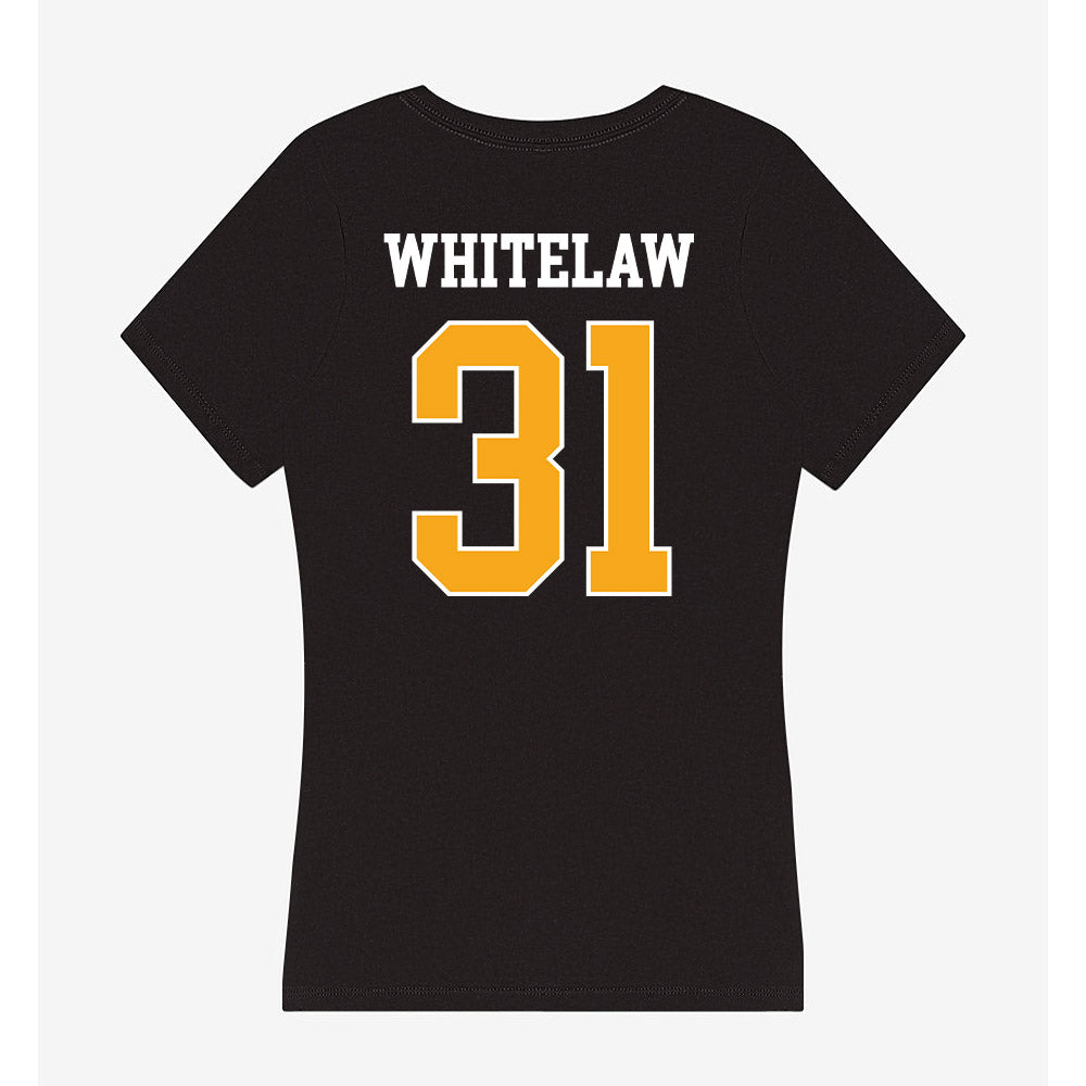 VCU - NCAA Women's Basketball : Isabel Whitelaw - Women's V-Neck T-Shirt-1