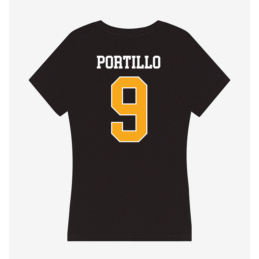 VCU - NCAA Women's Volleyball : Julieta Portillo - Women's V-Neck T-Shirt-1