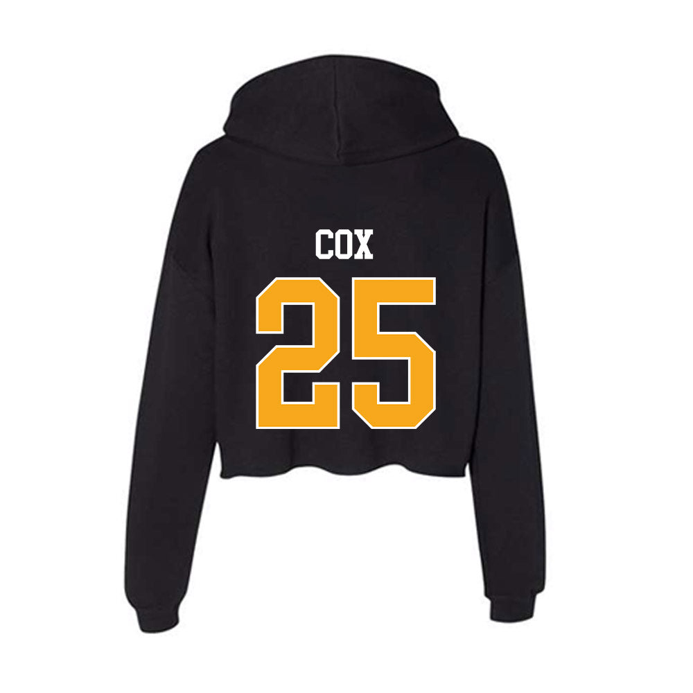 VCU - NCAA Women's Soccer : Alexis Cox - Women's Crop Fleece Hooded Sweatshirt-1