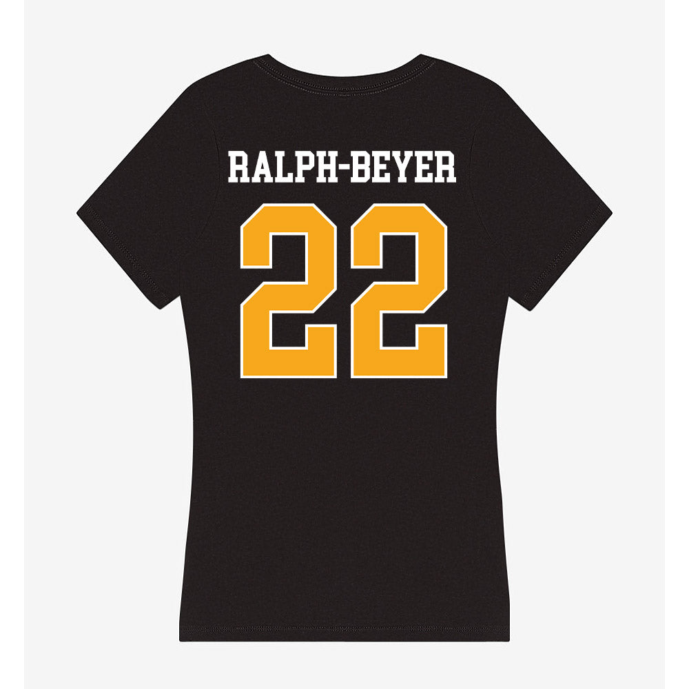 VCU - NCAA Men's Basketball : Nyle Ralph-beyer - Women's V-Neck T-Shirt-1