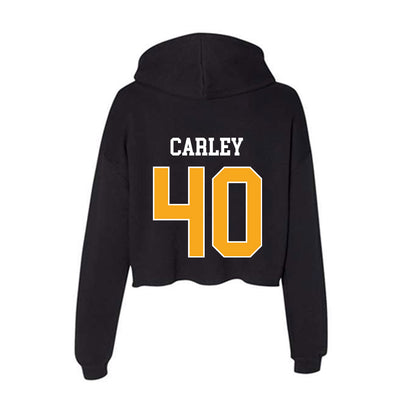 VCU - NCAA Women's Field Hockey : Abby Carley - Women's Crop Fleece Hooded Sweatshirt-1