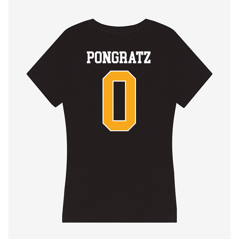 VCU - NCAA Women's Soccer : Mia Pongratz - Women's V-Neck T-Shirt-1