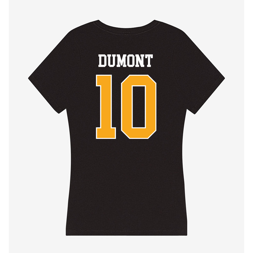 VCU - NCAA Men's Basketball : Jordann Dumont - Women's V-Neck T-Shirt-1