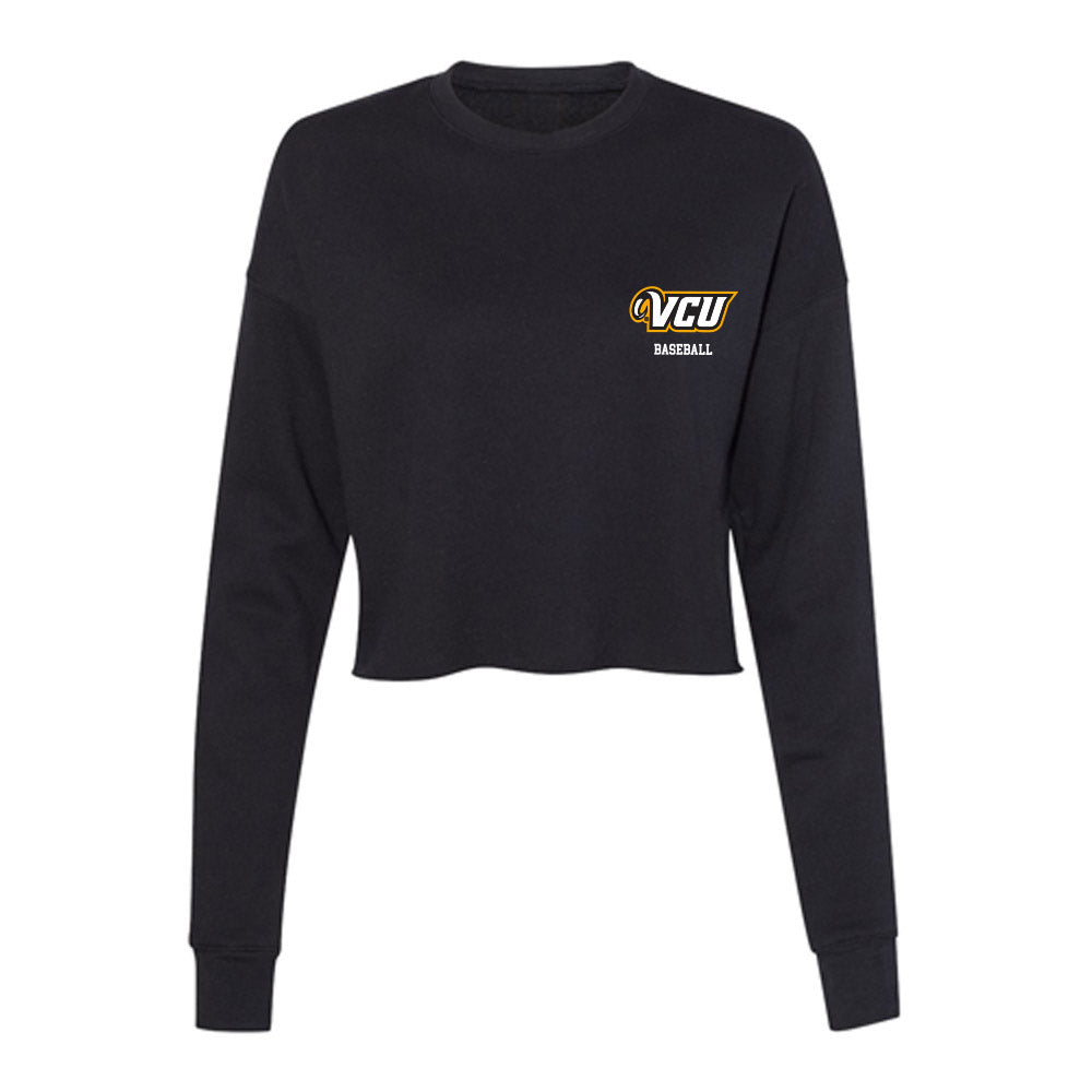 VCU - NCAA Baseball : Patrick Steitz - Women's Cropped Crew Fleece-0