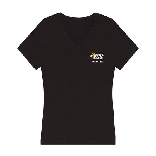 VCU - NCAA Women's Track & Field : Allyson Hall - Women's V-Neck T-Shirt-0
