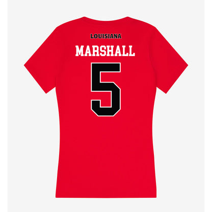 Louisiana - NCAA Baseball : Blake Marshall - Women's V-Neck T-Shirt-1