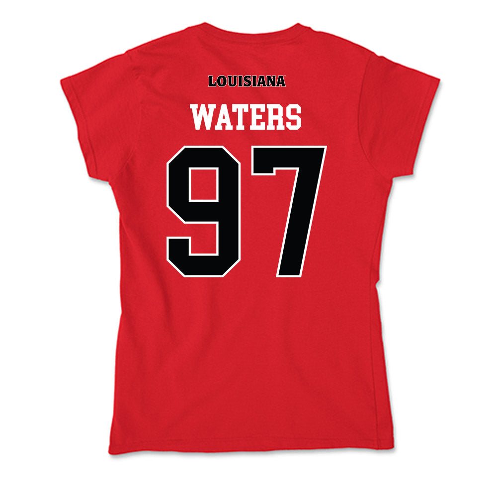 Louisiana - NCAA Football : Xavier Waters - Soft Style Women’s T-Shirt-1