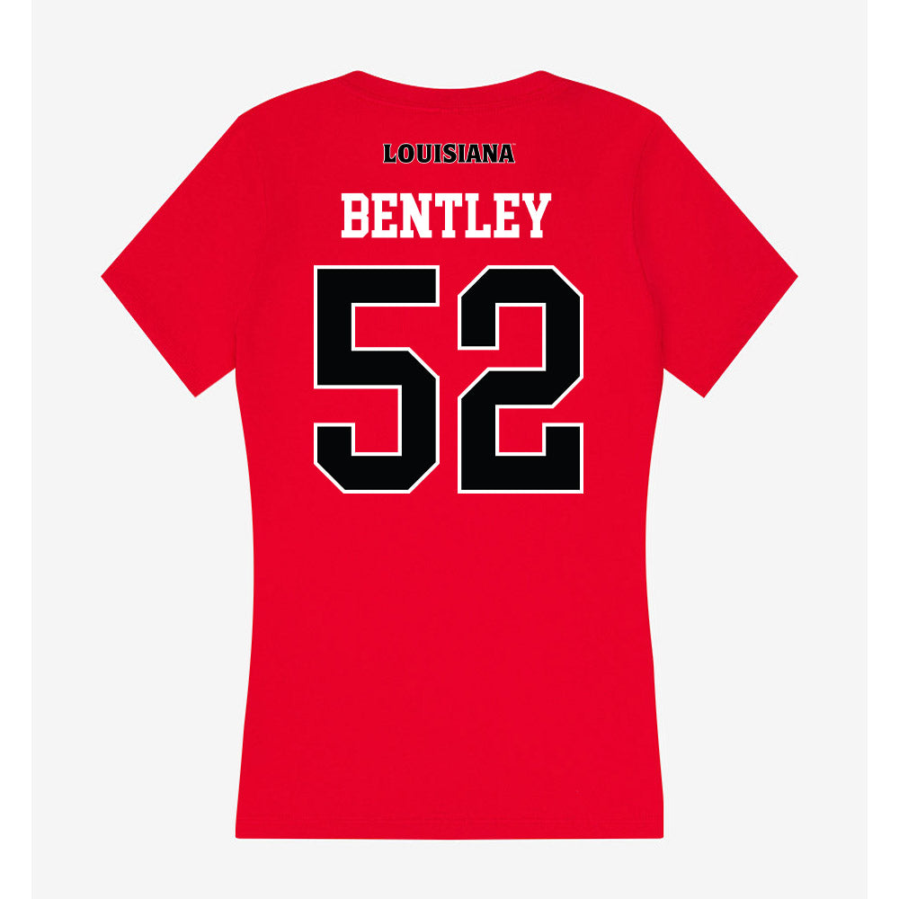 Louisiana - NCAA Football : Ryder Bentley - Women's V-Neck T-Shirt-1
