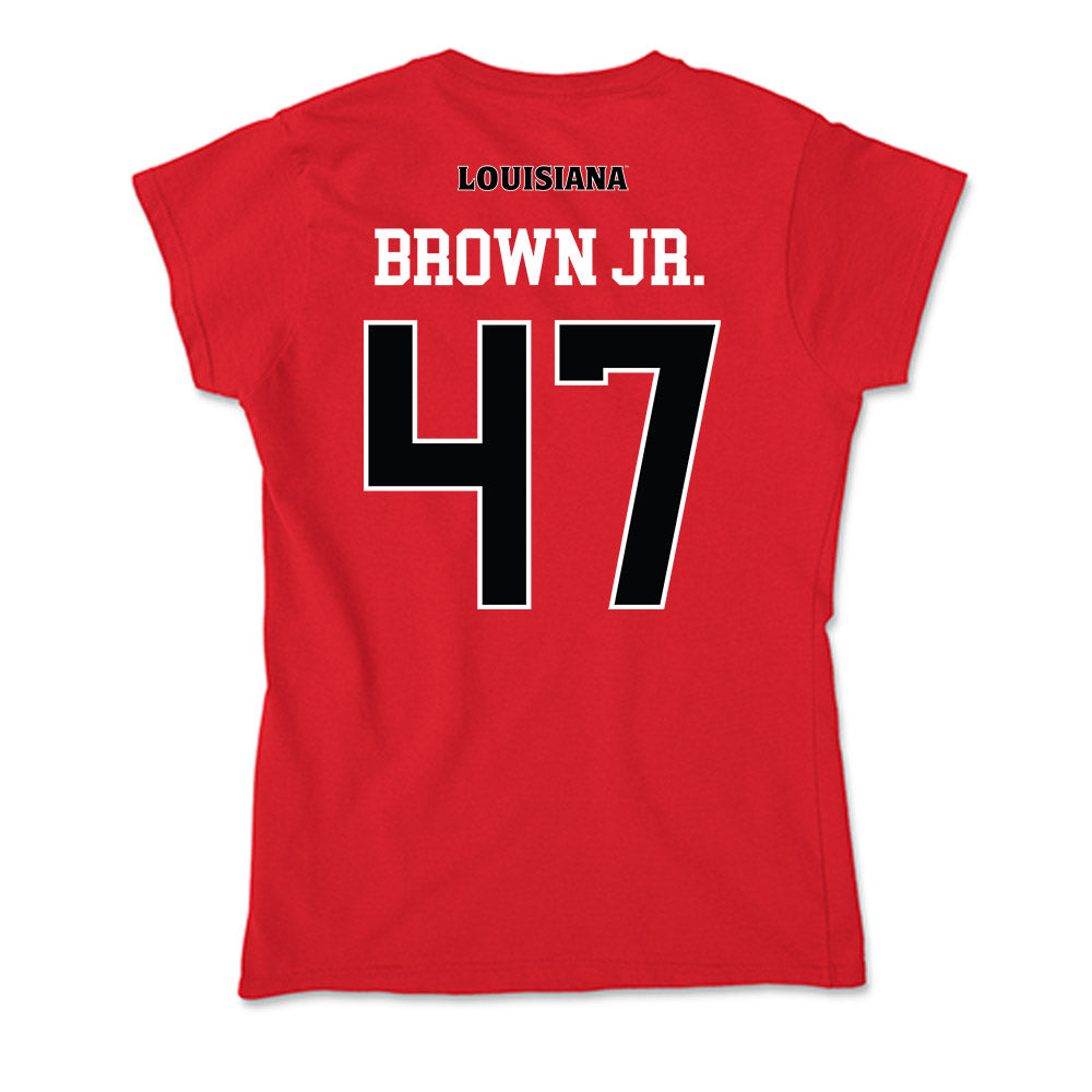 Louisiana - NCAA Football : Maurice Brown Jr. - Soft Style Women’s T-Shirt-1