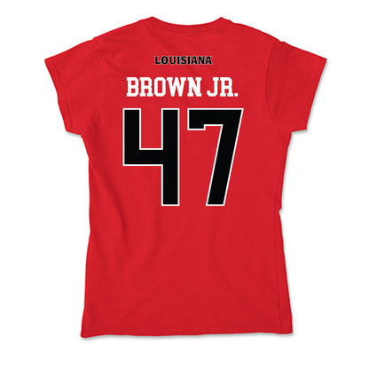 Louisiana - NCAA Football : Maurice Brown Jr. - Soft Style Women’s T-Shirt-1