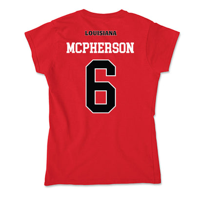Louisiana - NCAA Football : conor Mcpherson - Soft Style Women’s T-Shirt-1